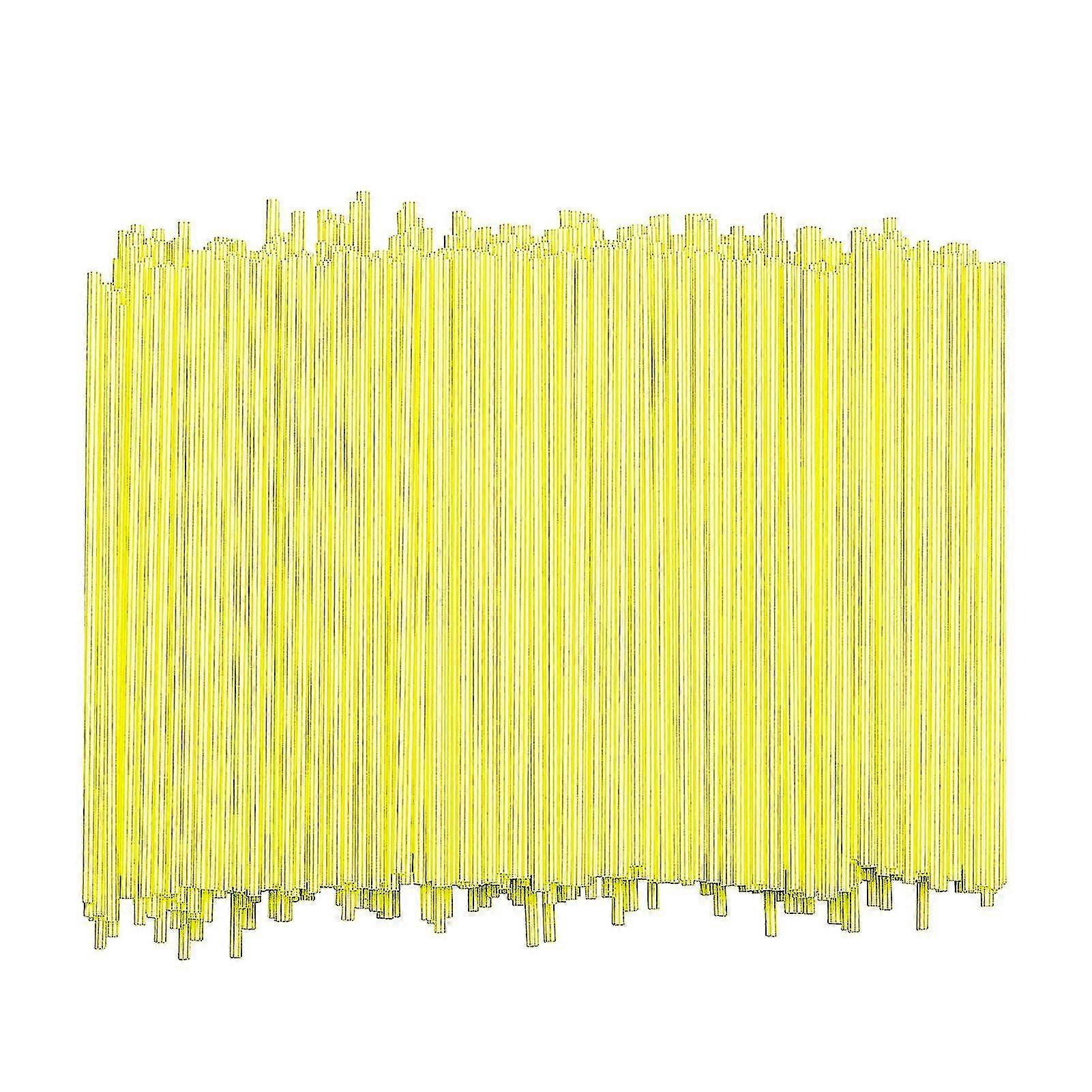 100pcs/bag κατάλληλα πίνοντας καλαμάκια μίας χρήσης Πλαστικά πολυλειτουργικά επίπεδα υλικά diy καλαμιών για το εστιατόριο