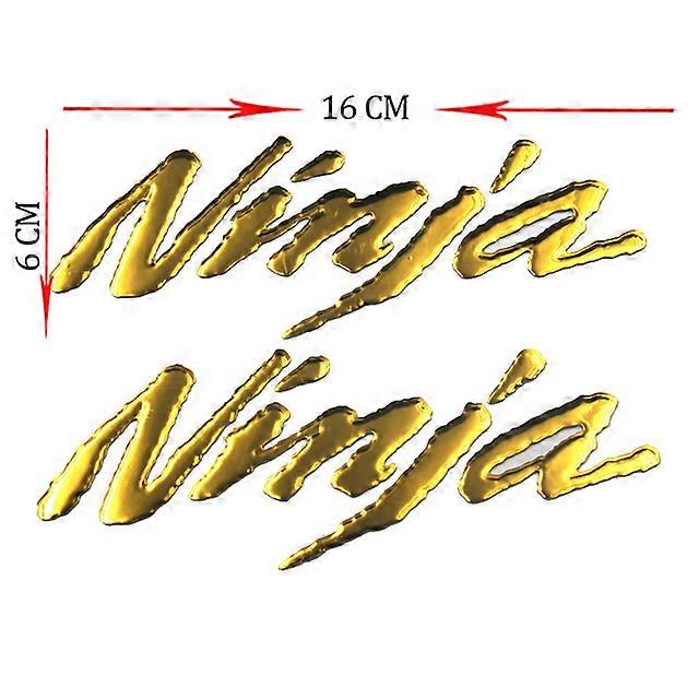 For Ninja 250R 300R ZX6R 636 ZX10R Z800 Z1000 ZX7R 9R ZX12R ZX14R Motorcycle 3D Emblem Badge Decal Tank Wheel Ninja Vehicle Decals