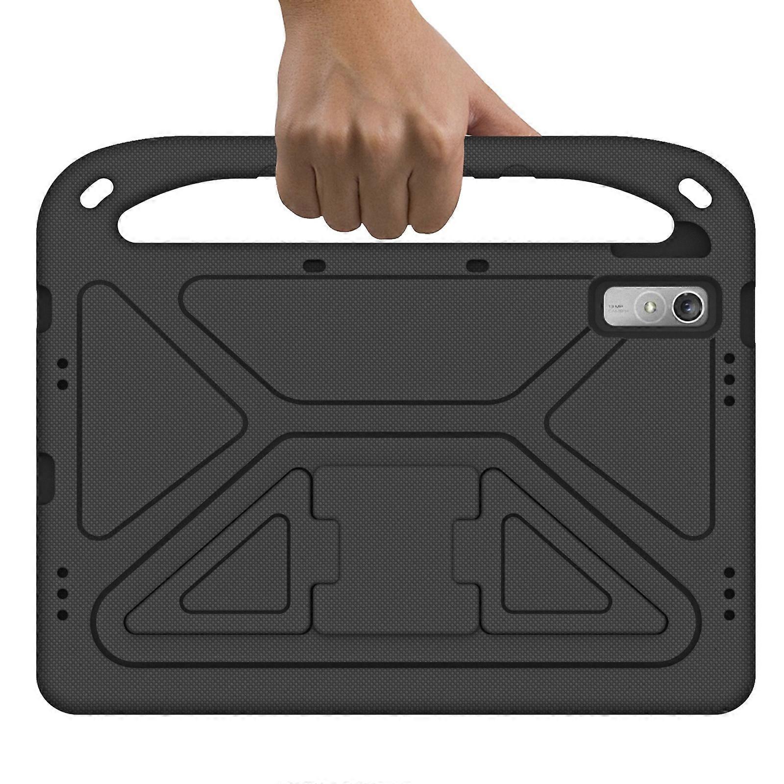 Tablet Case For Lenovo Tab P11 Gen 2 11.5 Handle EVA Shockproof Tablet Case with Holder(Black)