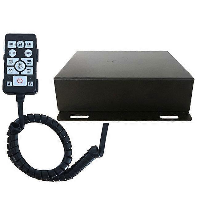 12V 200W Black Casing Loudspeaker Megaphone Electronic Warning Speaker Truck Car Police Emergency Alarm Siren Horn