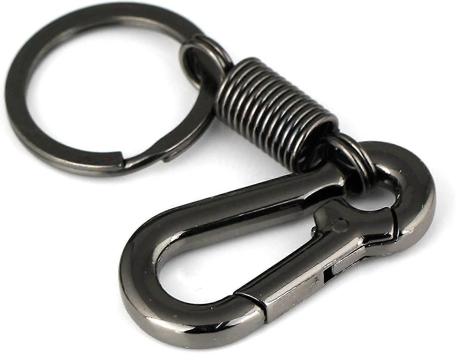 Retro Style Simple Strong Carabiner Shape Keychain Key Chain Ring Keyring Keyfob Key Holder