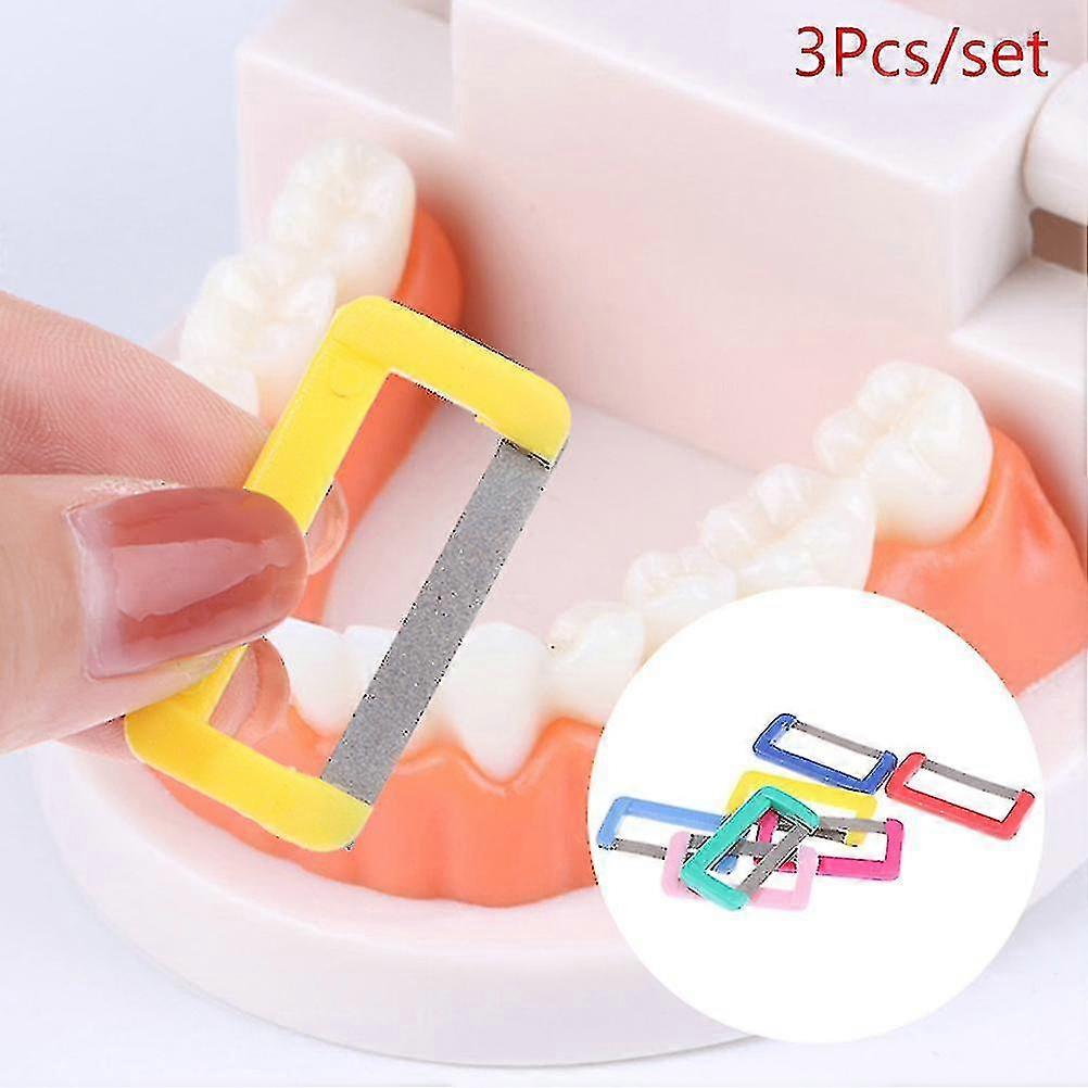 3x Dental Orthodontic Interproximal Enamel Polishing Tooth Enamel Reducted Oral