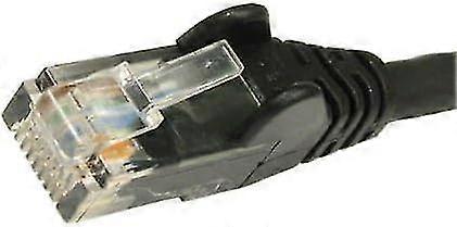 ? 15m BLACK Premium CAT5E (enhanced) Network Cable - Ethernet - LAN - Patch - Internet - Broadband - Router - Hub - Modem -10/100