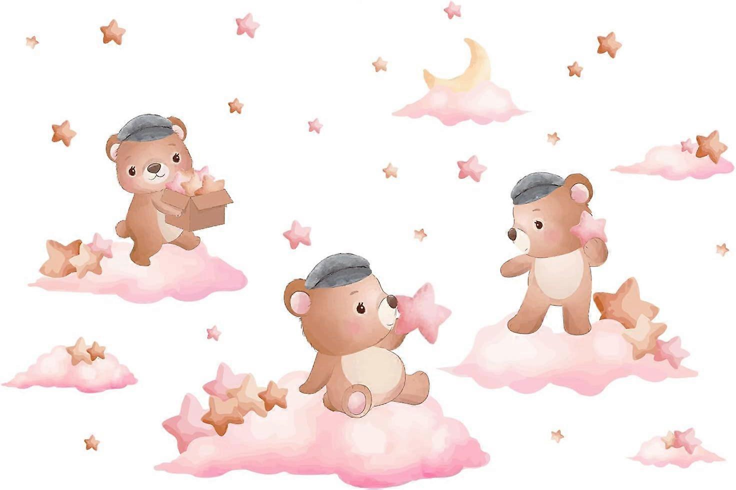 PVC Wall Stickers Wall Decoration Bear Pattern 290x850mm