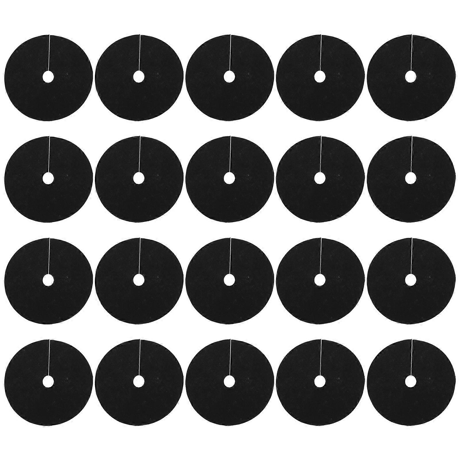 20pcs Round Anti Grass Fabrics Non-woven Cloth Tree Ring Weed Control Ring