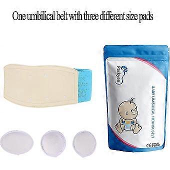 Lefeke Newborn Hernia Belt Comfortable Breathable Baby Hernia Pad Baby Belly Button Band Elastic Baby Abdominal Binder - 66