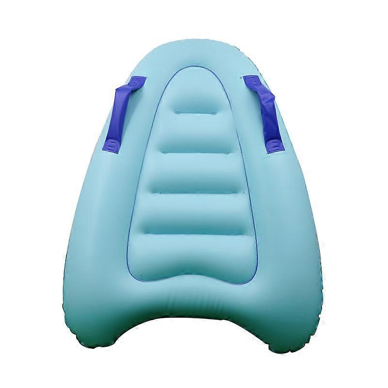 Inflatable Surfboard With Handle, Lightweight Swimming Flotation Surfboard Aid Pad Learn To Swim, Material, Beach Safety Themed Surfing(1Pcs, Blue)
