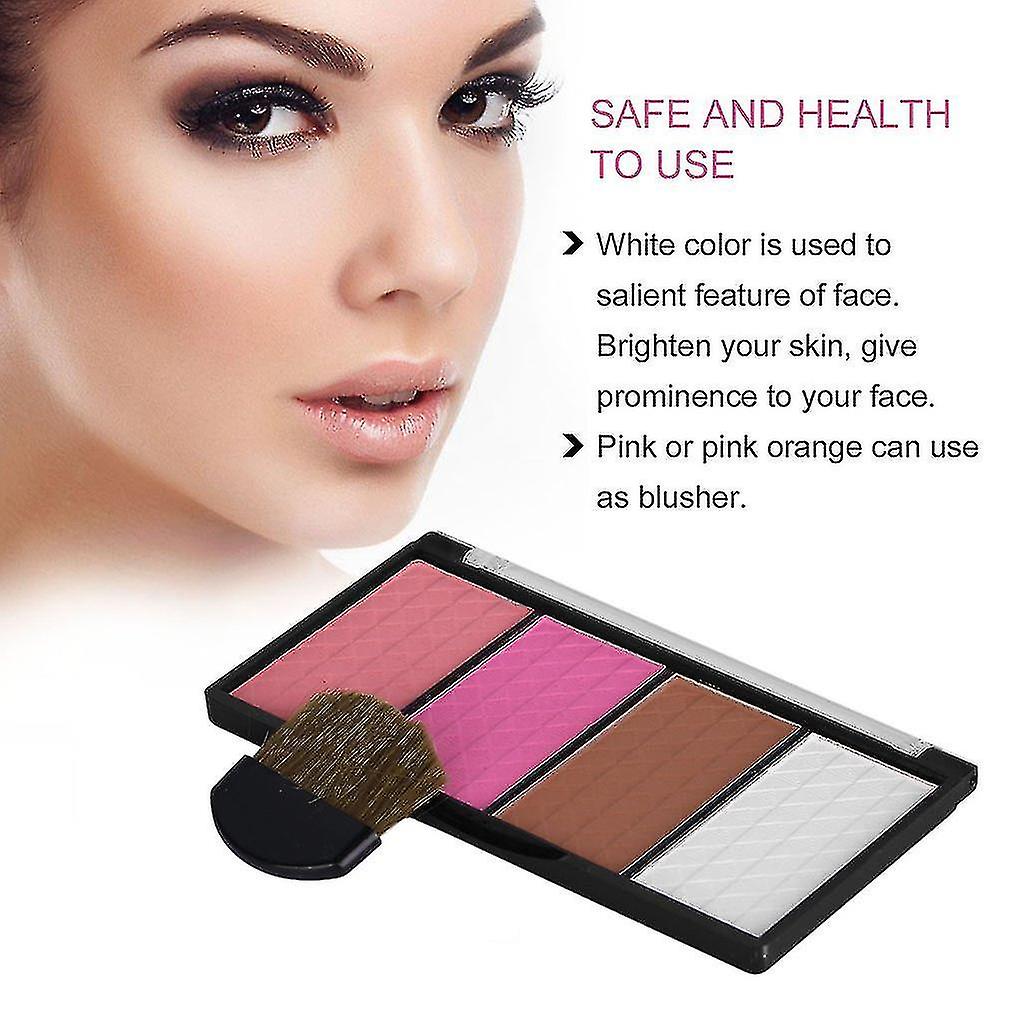 Face Makeup Brighten Highlighter Powder Palette Set Four Colors Eyebrow Powder Contour Profession Sa