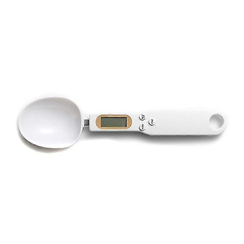Tea Powder Electronic Spoon Weighing Handheld Digital Lcd Display Spoon Scalewhite