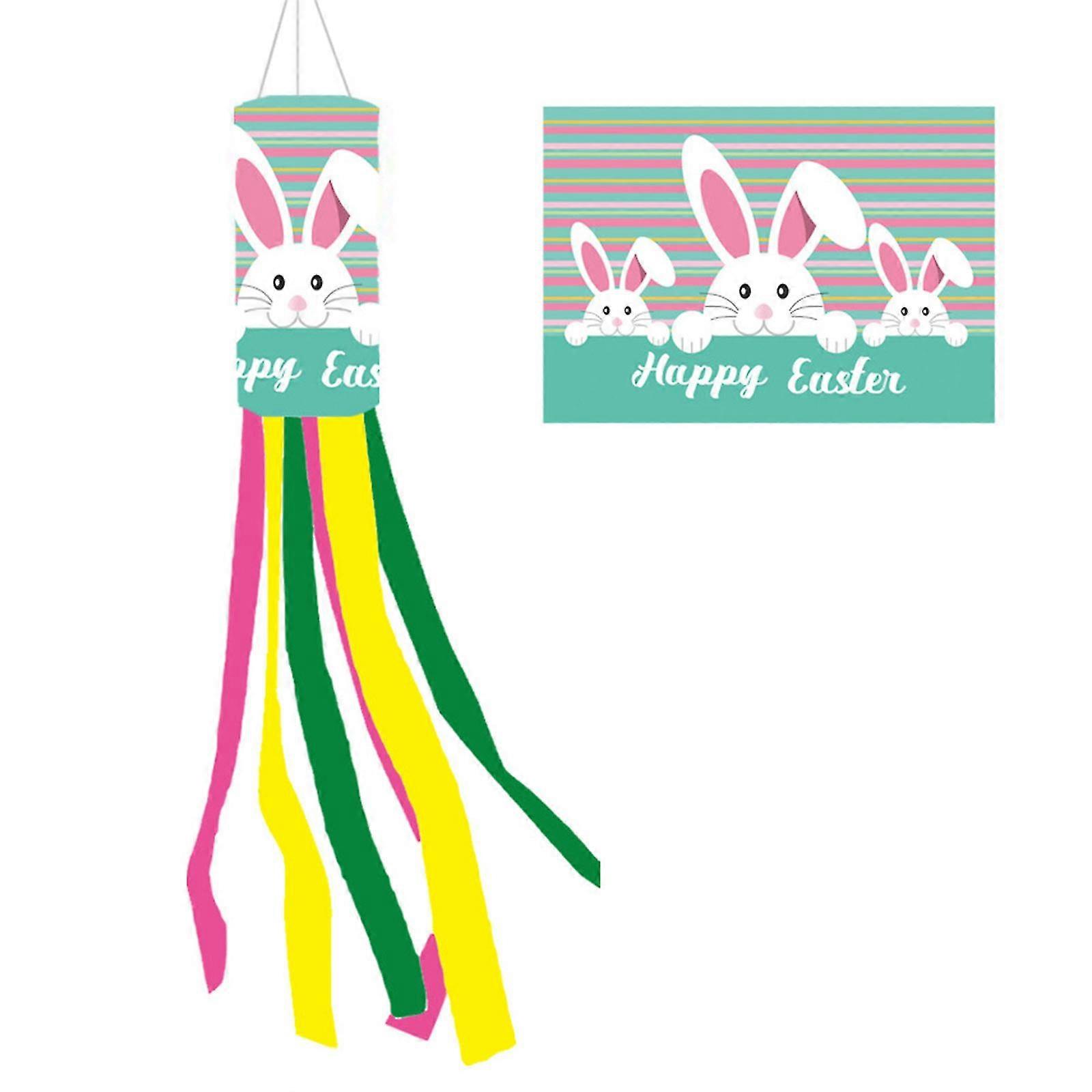 Windsock Windpipe Flags Easter Decoration Long Festival Hanging Creative Home Decorations