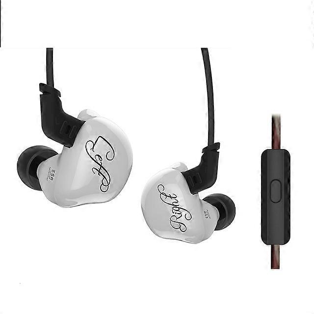 KZ ZSR Cuffie In-Ear Cablate Bianco