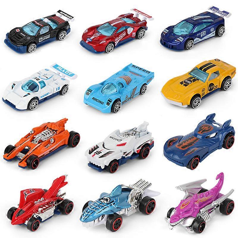 6/12kpl lasten Alloy Racing Mini Alloy urheiluautomalli