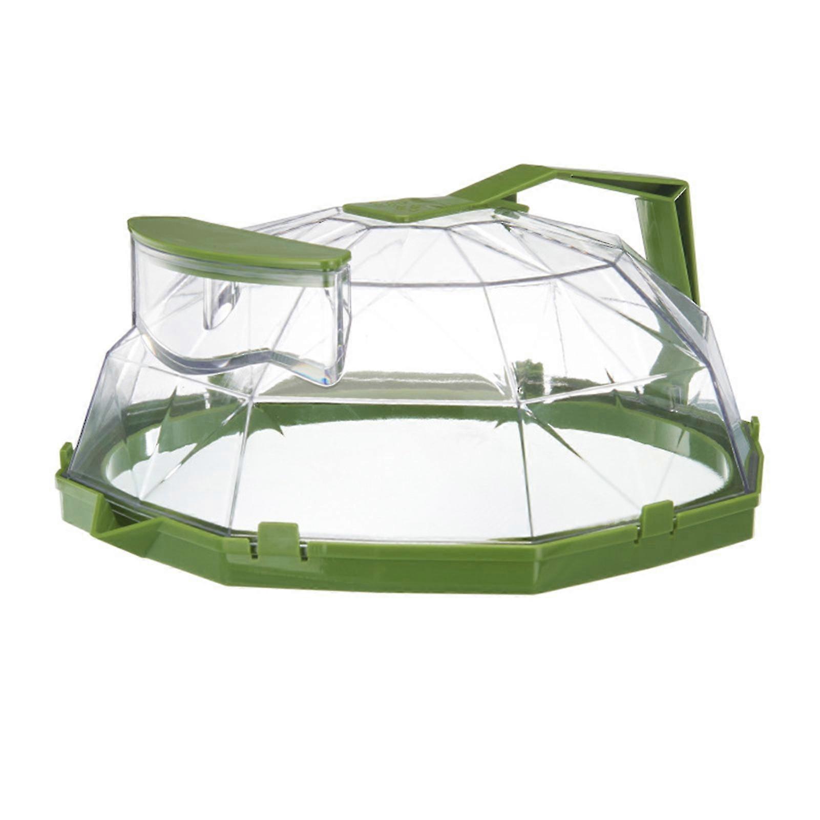 Tyuhe Microwave Food Cover with Handle Water Storage Box Heat Resistant Splash Proof Clear Oven Dish Lid Splatter Guard Kitchen Gadgets