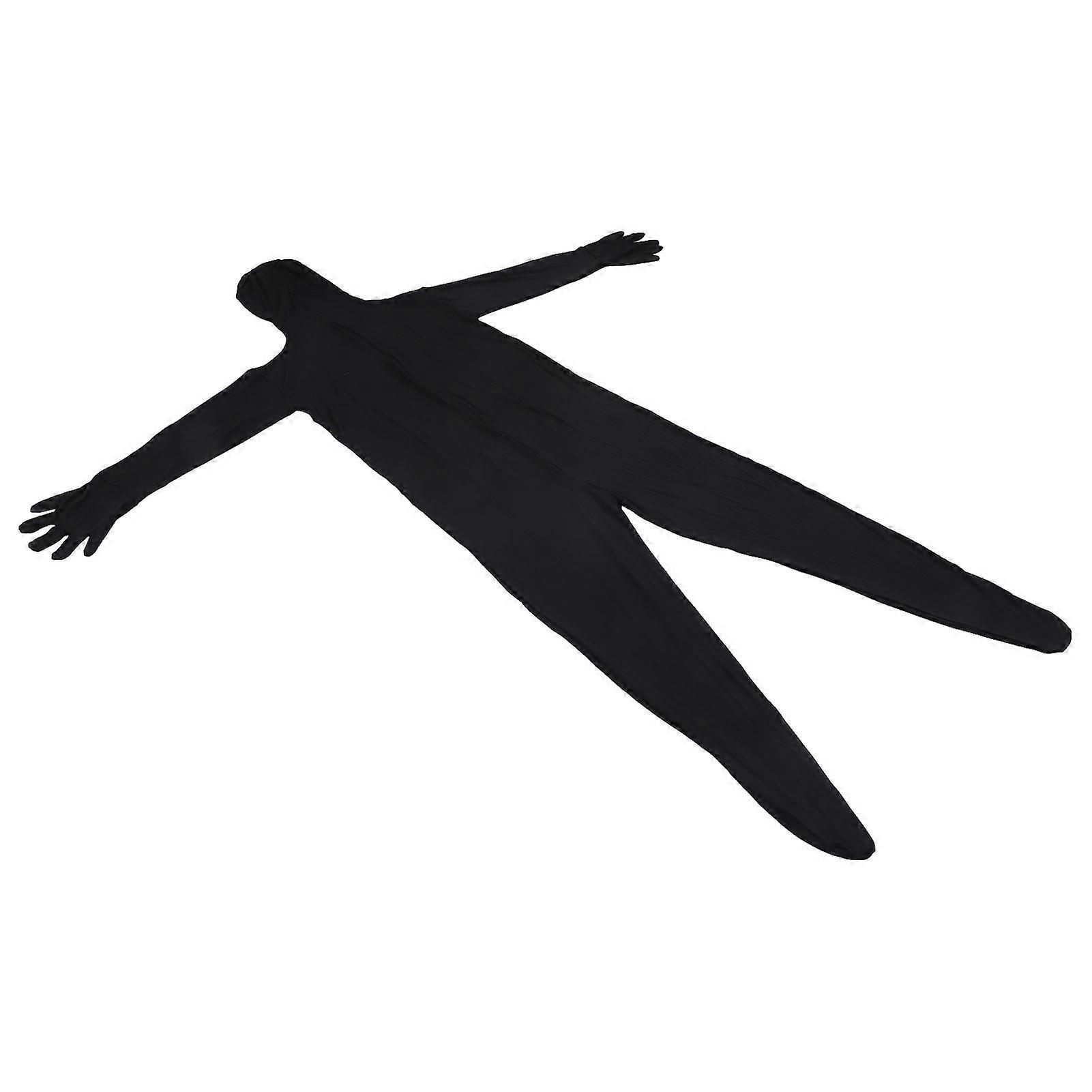 Body Chromakey pour photographie, combinaison intégrale en tissu extensible pour effets spéciaux, noir, 170 cm