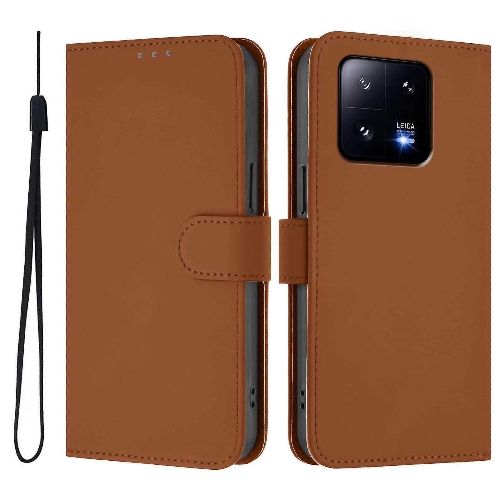 Solid Color PU Case For Xiaomi 13 Pro 5G