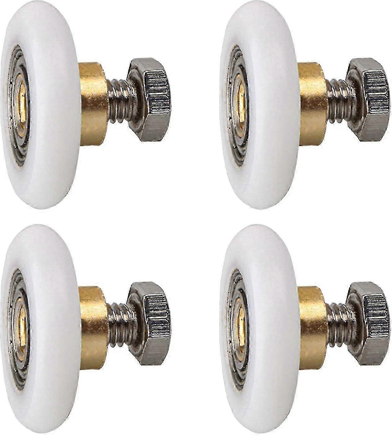 Duschdörrrulle, 4 uppsättningar 20 mm diameter