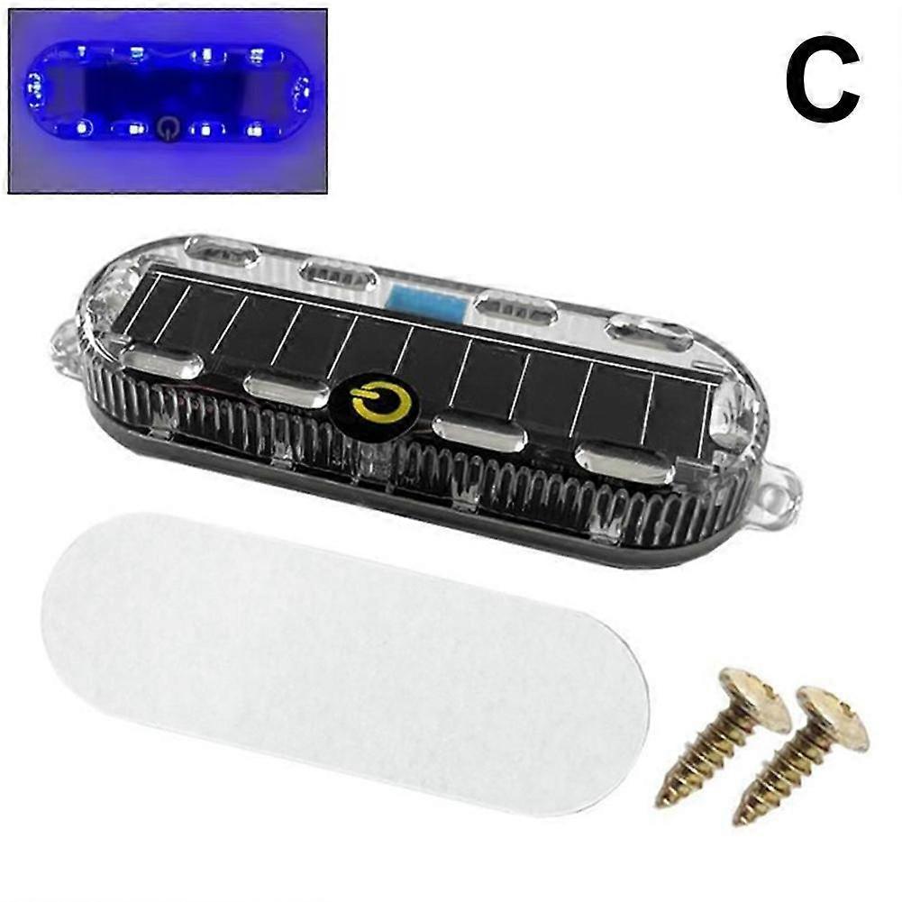 Solar Car Explosion Flash Light Motorcycle Truck Brake Tail Light Modified