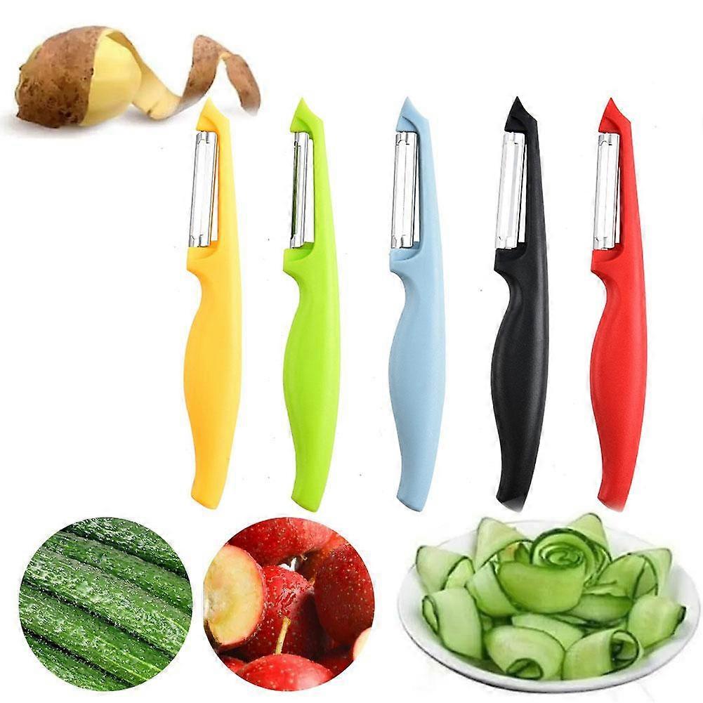 Kitchen Fruit and Vegetable Peeler Long Handle Fruit Veggie Carrot Easy Peeling