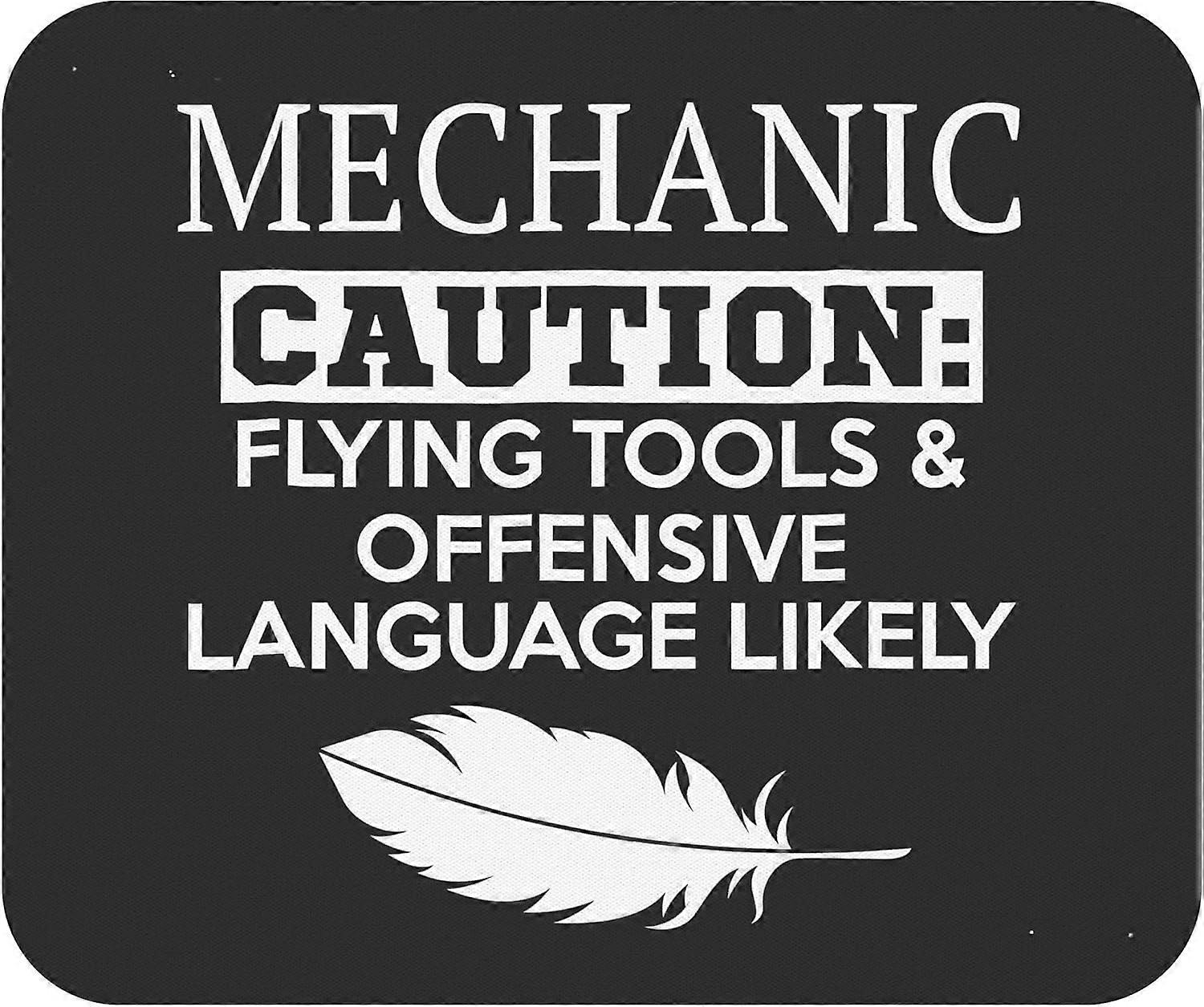 Mechanic Mousepad Mechanical Engineering Mousemat - Mechanist Mechanician Mechanic Black Office Post