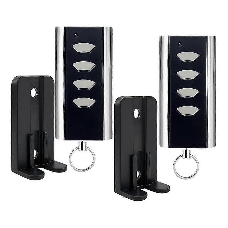 Entrematic RCU 433-2用ガレージリモコン2個、Crawford Standard Steel 433.92ガレージドアキー用