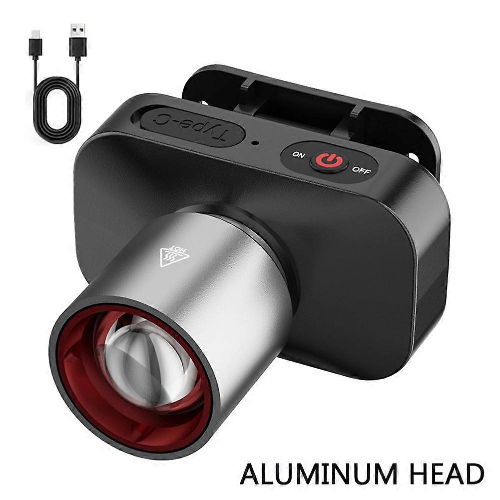 Portable LED Headlamp Rechargeable Outdoor Fishing Light Flashlight for Fishing