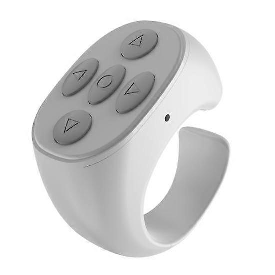 Bluetooth-compatible Remote Control Scrolling Ring APP Page Turner Wireless Phones Tablets