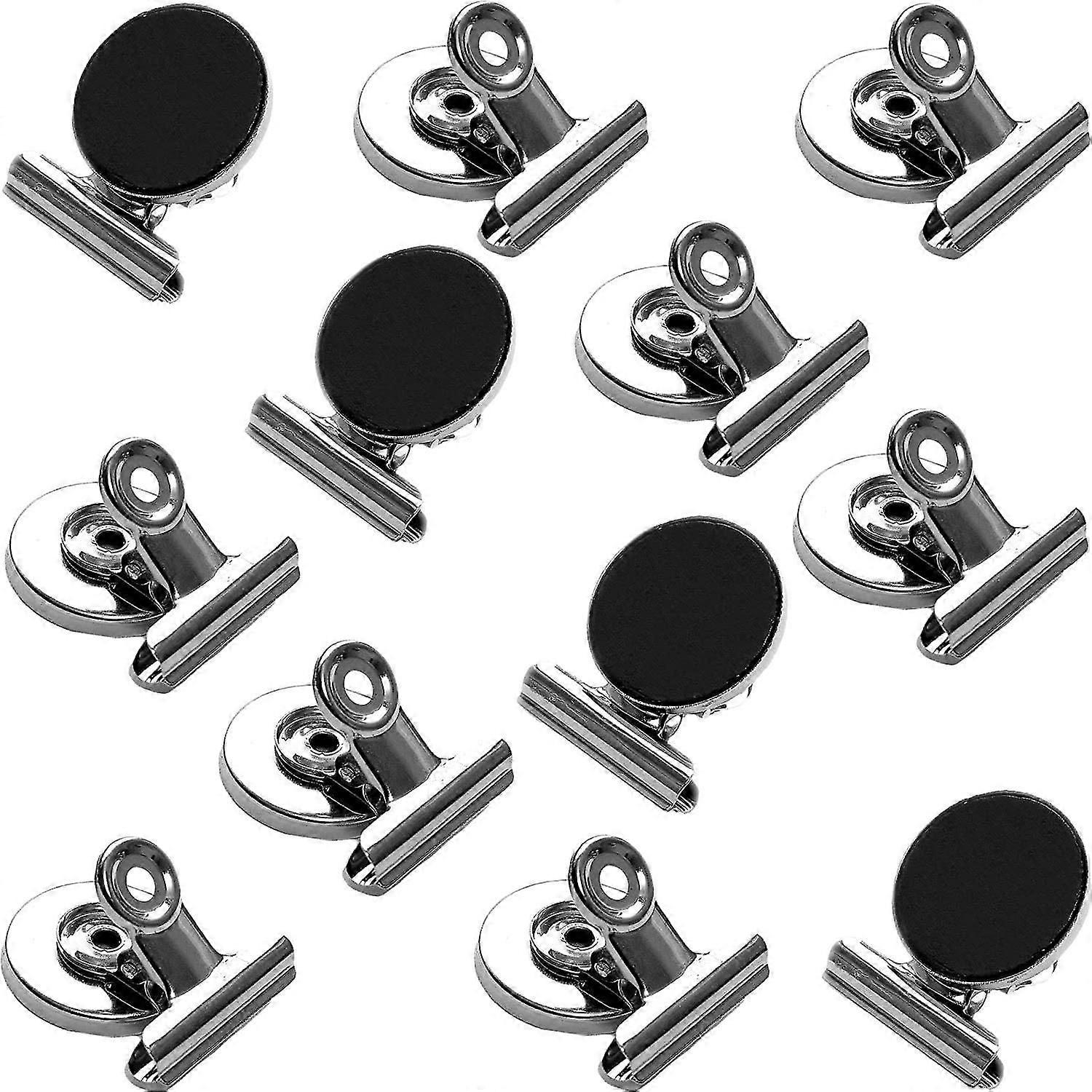 Pack Of 12 Powerful Scratch-resistant Refrigerator Magnet Clips Compatible With Tidying And Decorating