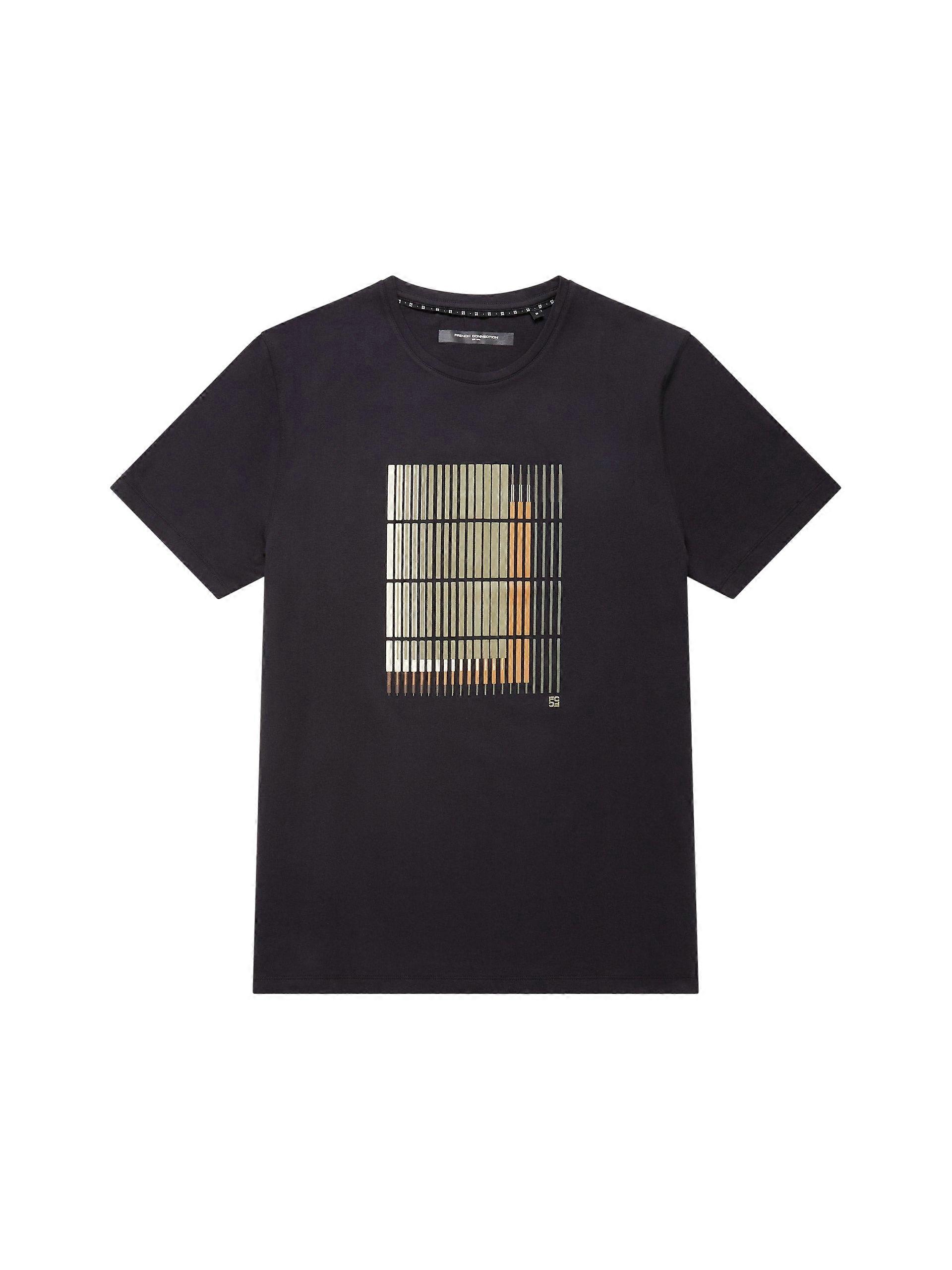 French Connection Abstract Line Organic Graphic T Shirt