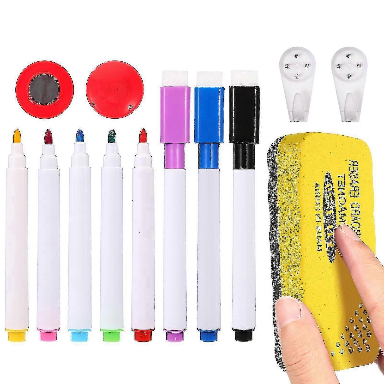 1 Set Magnetic Whiteboard Kit Whiteboard Pens Whiteboard Pin Whiteboard Hook
