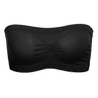 Women Strapless Seamless Bandeau Bra Boob Tube Comfort Tops