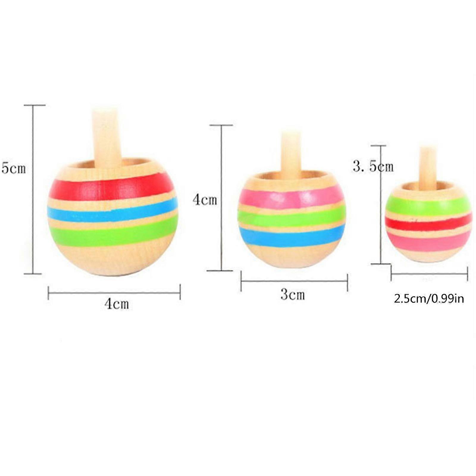 Table for Play Toy Wooden Spinner Brain Training Supplies Portable Multiple Color Party Favors Table Game for Creative B Multicolor