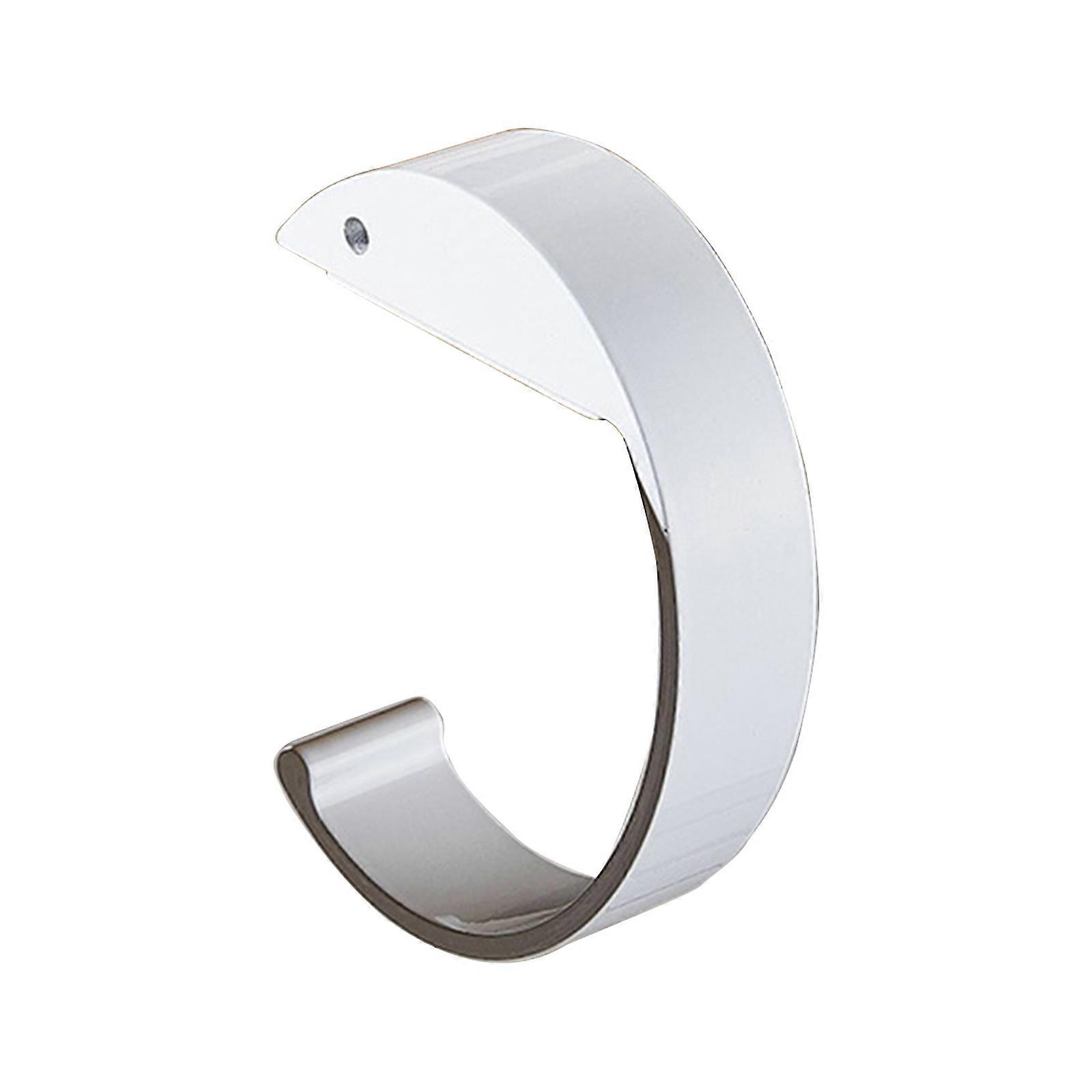 Movable Desk Hook for Hanging Backpacks Metal Schoolbag Hanger Easy Install Bag Hanger for Students and Office Workers White