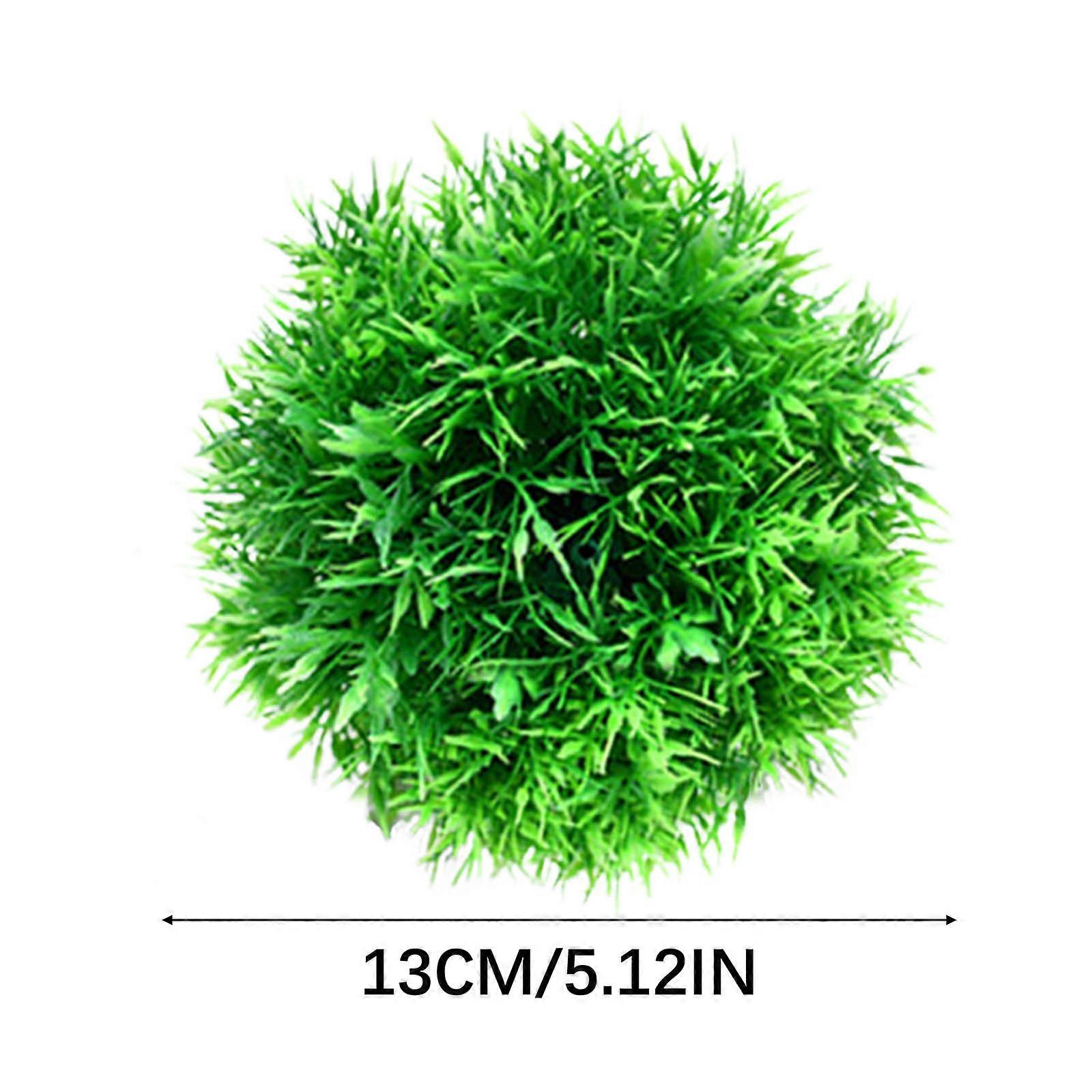 Simulation Milan Grass Plant - Decoration Topiary  Pine Needle Grass for Garden