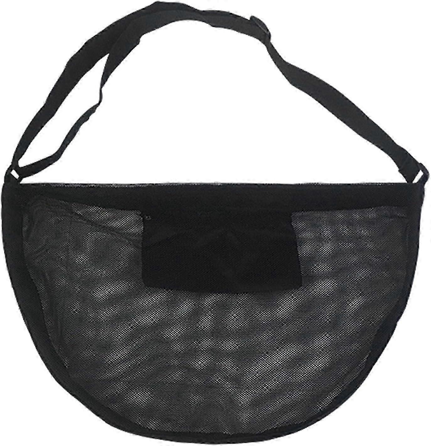 Nylon Mesh Ball Bag with Convenient Shoulder Strap Portable Sports Ball Bag(Only Includes Bag,1PC)