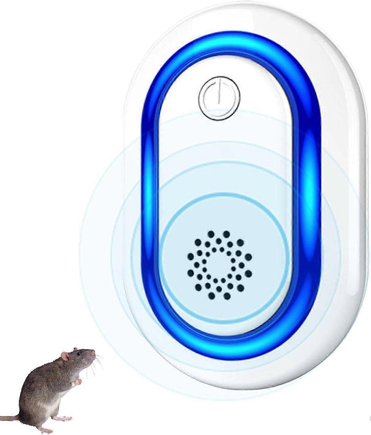 Mouse Plug-ins, Ultrasonic Mice Repeller Plug-in with Night Light, 360 Degree Pulsing Sound Wave Rodent Repellents for Mice, Spiders, Mice Cockroaches