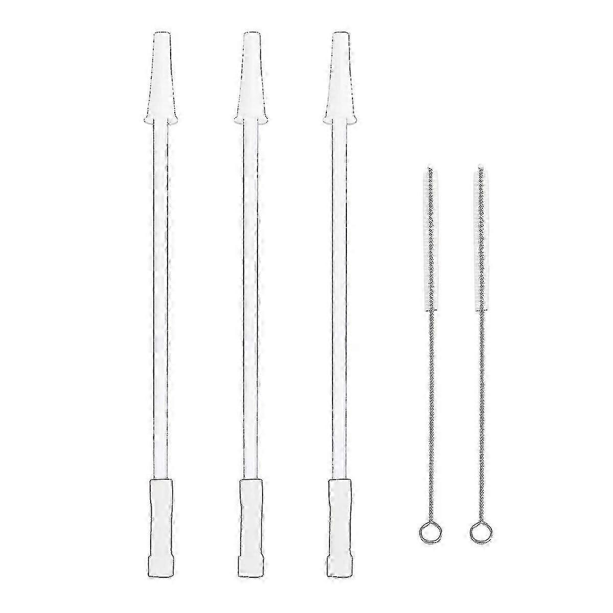 Reusable Adjustable Straws for Gallon Water Bottles, 3-Pack