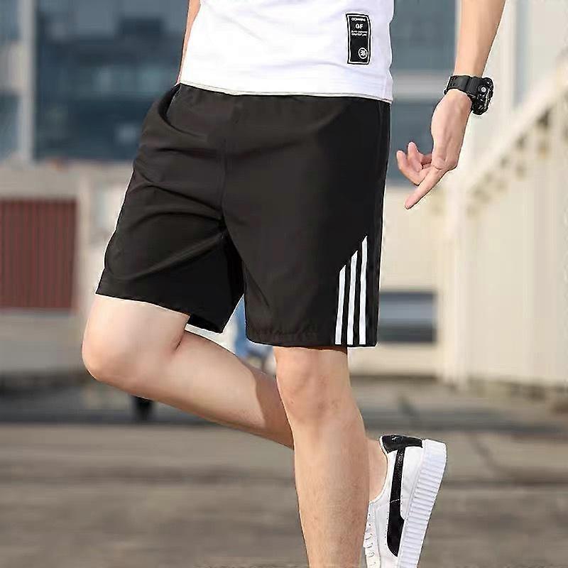 Oversized Summer Thin Shorts for Men's Sports Pants Quick Drying Stretch Casual Loose Capris