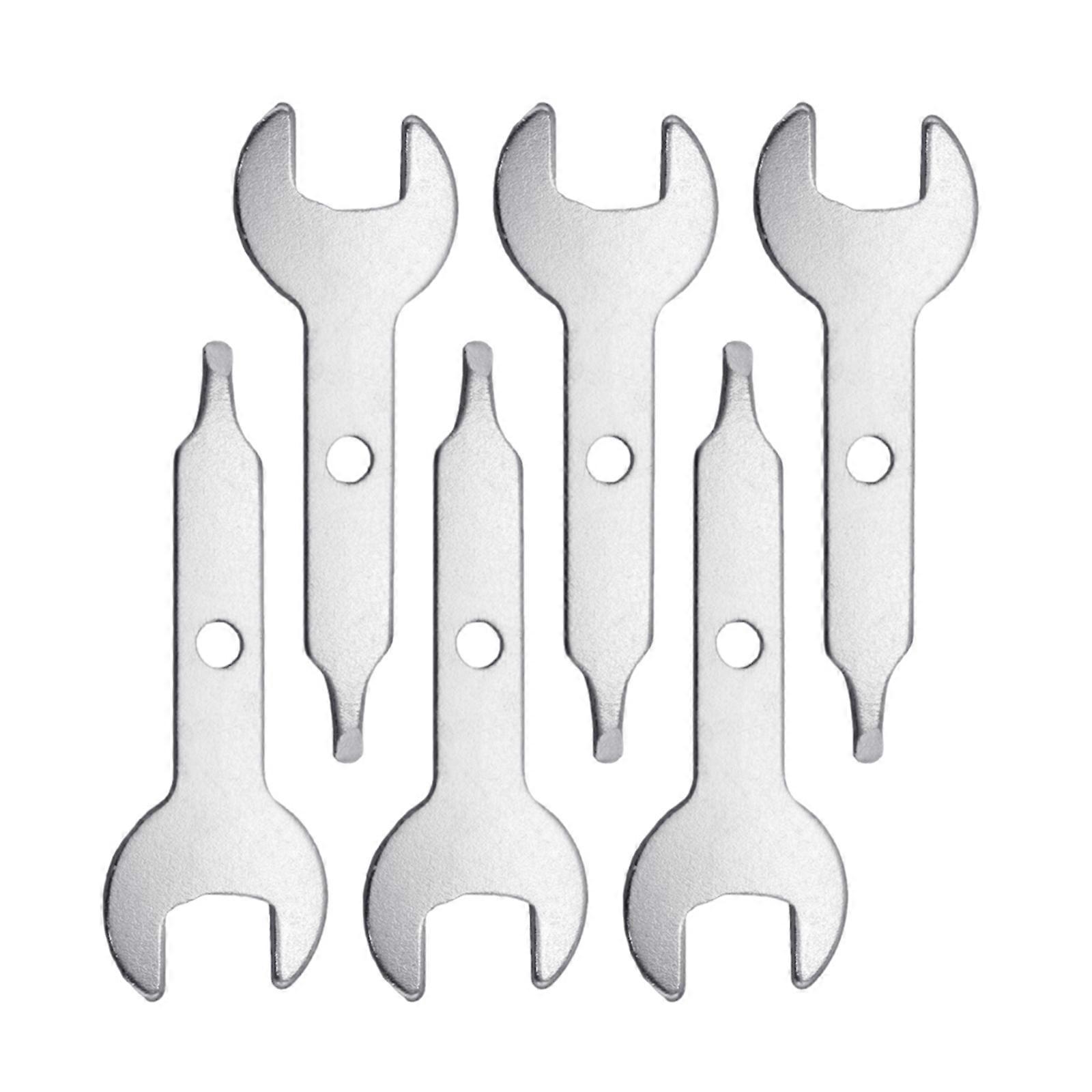 6/10Pieces Collet Wrench Key Stainless Steel Collet Wrenches for Engraving Machine Equipment Tool Nut Spanner Wrench