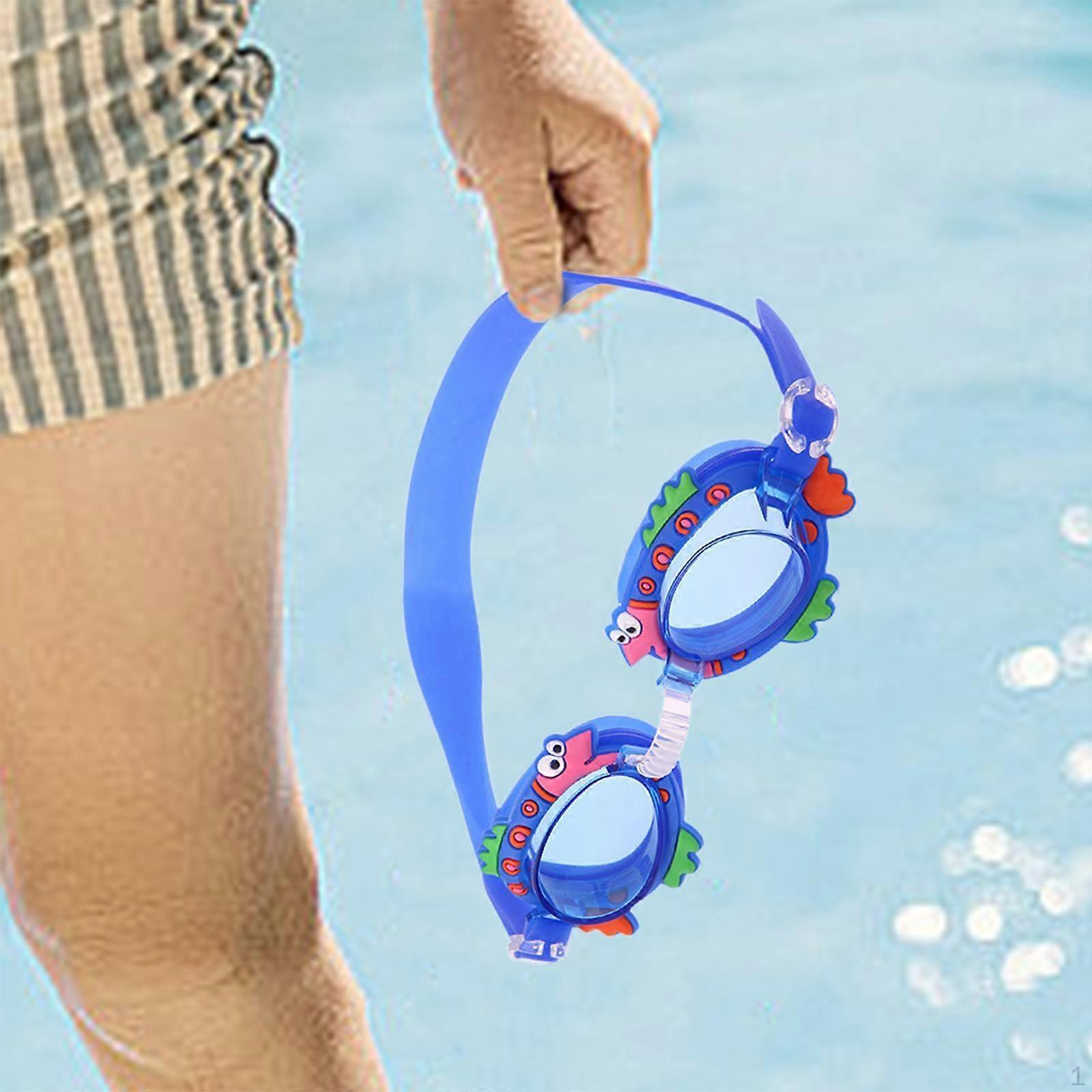 Kids Swim Goggles Eyewear Adjustable Portable Swimming Glasses for Babies