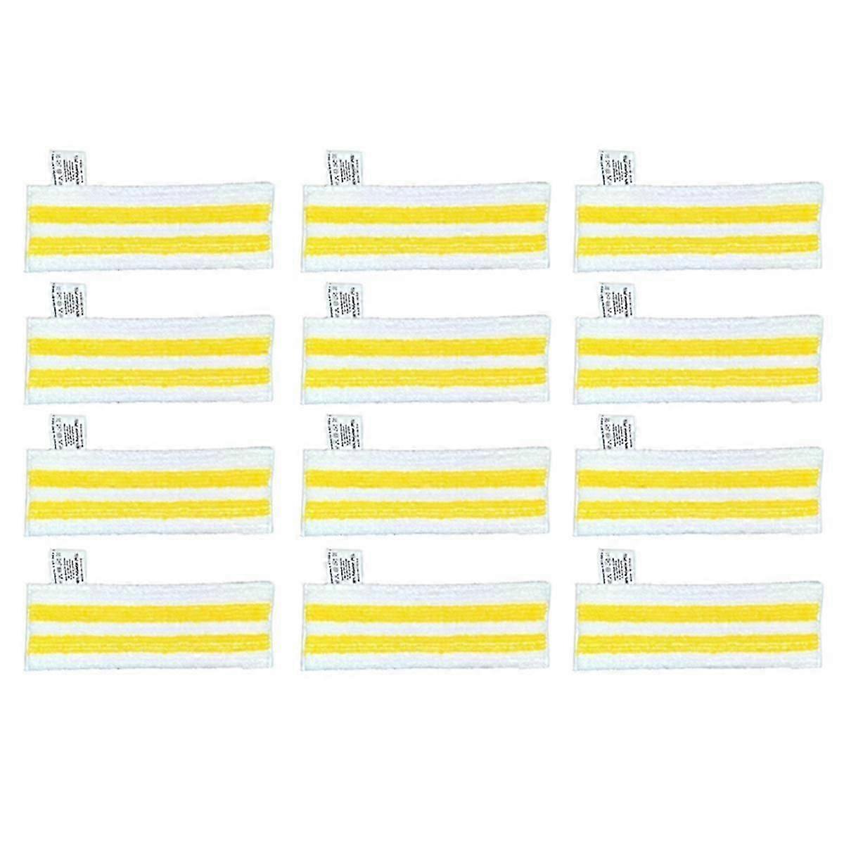 12 pezzi panno per scopa a vapore per Easyfix Sc2 Sc3 Sc4 Sc5 Aspirapolvere portatile in microfibra Scopa a vapore stracci jn