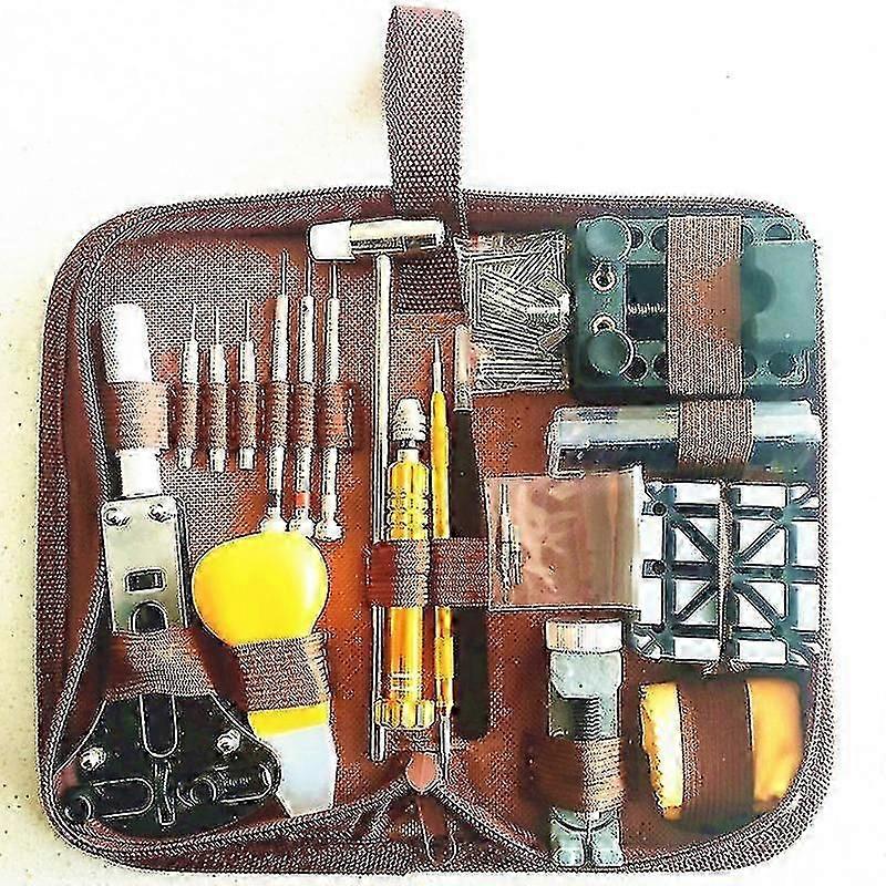 Professional Watch Repair Tool Kit, Watch Opening Tool And Watch Repair Kit And Portable Watchmaking Tool Kit (improved)