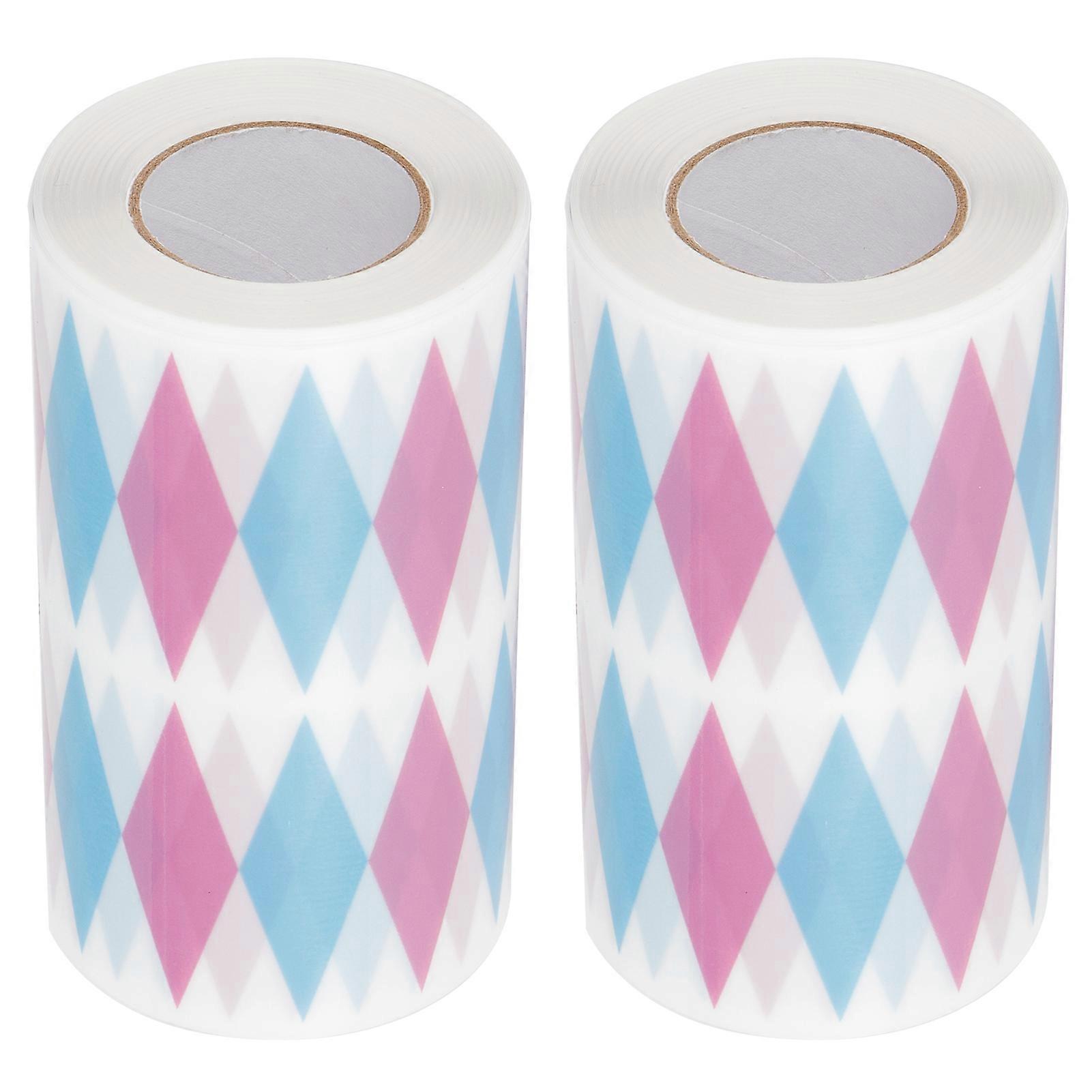 2Pcs Mousse Edge Wrapping Tape Cake Collar Surrounding Wrap Baking Tool 0.08 x 10meter