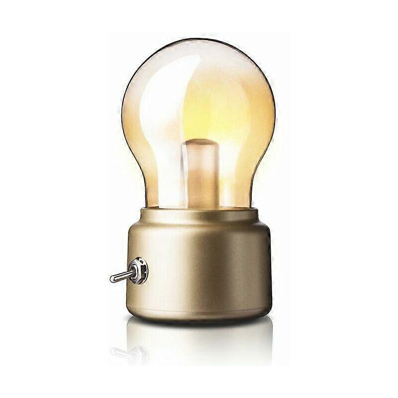 Creative retro light bulbs Bedroom bed decoration led small lamp