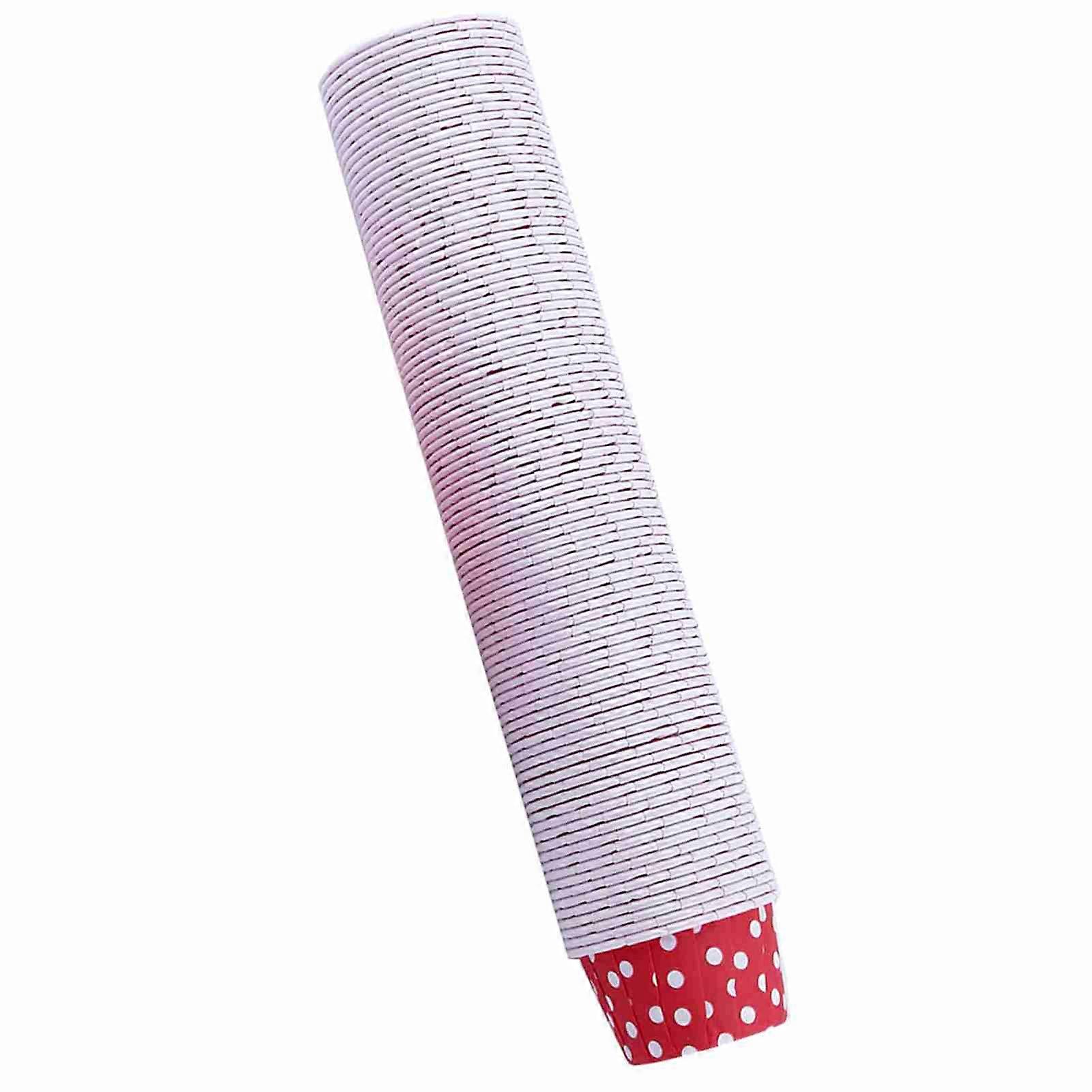 100 Pcs Red Cupcake Liners Paper Baking Cups Muffin Cases for Party Wedding