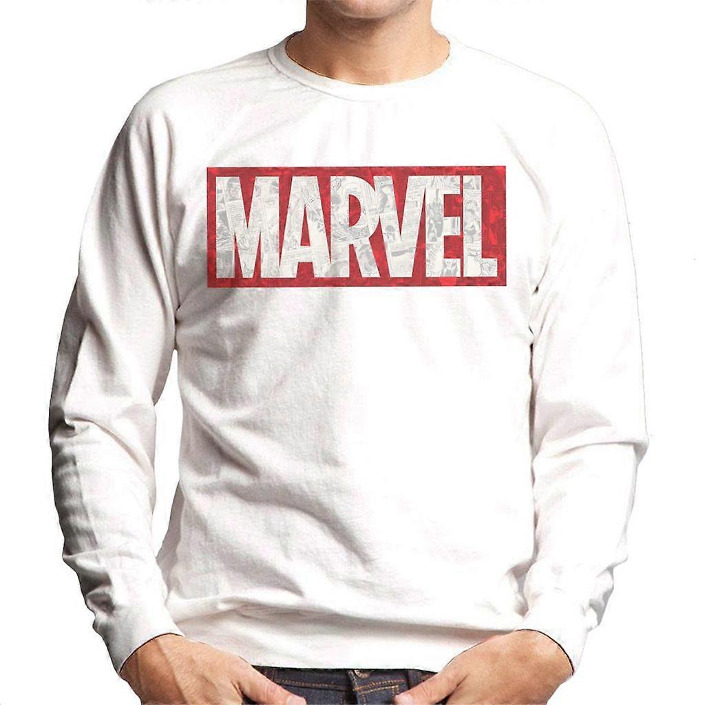 Marvel Classic Comic Book Logo Men's Sweatshirt