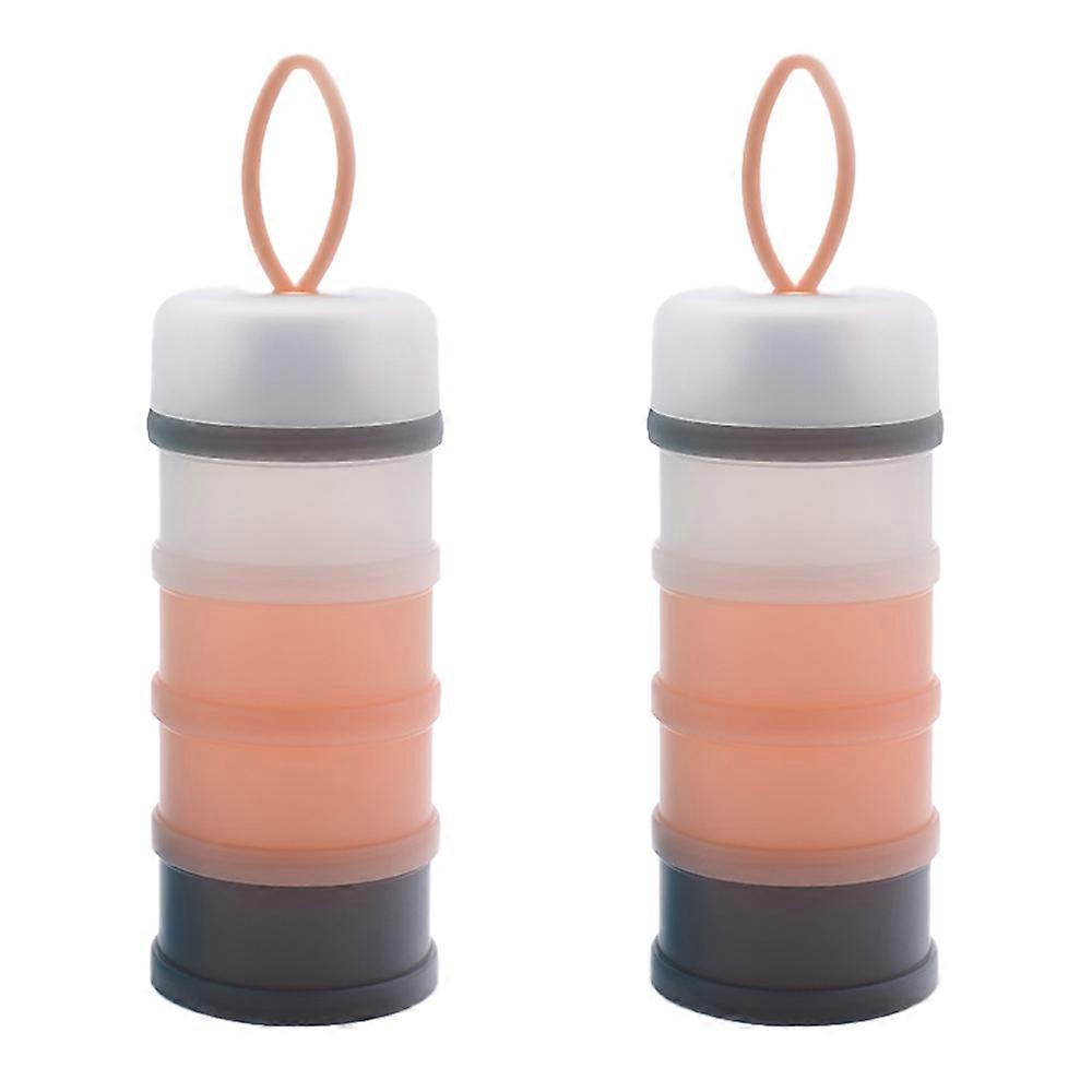 ベビーフォーミュラディスペンサートラベル、ポータブルフォーミュラコンテナ、こぼれない積み重ね可能なBPAフリーベビー&キッズスナックコンテナ