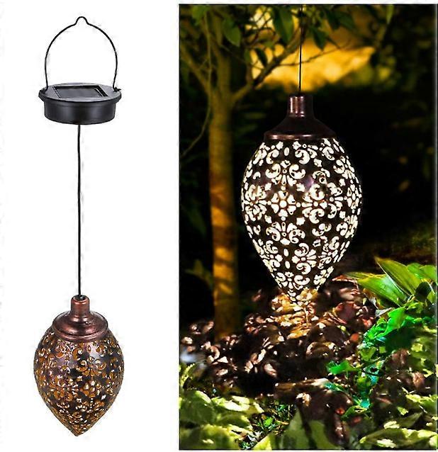 Solar Lanterns, Outdoor, Olive Shape, Energy Efficient, Weather Resistant