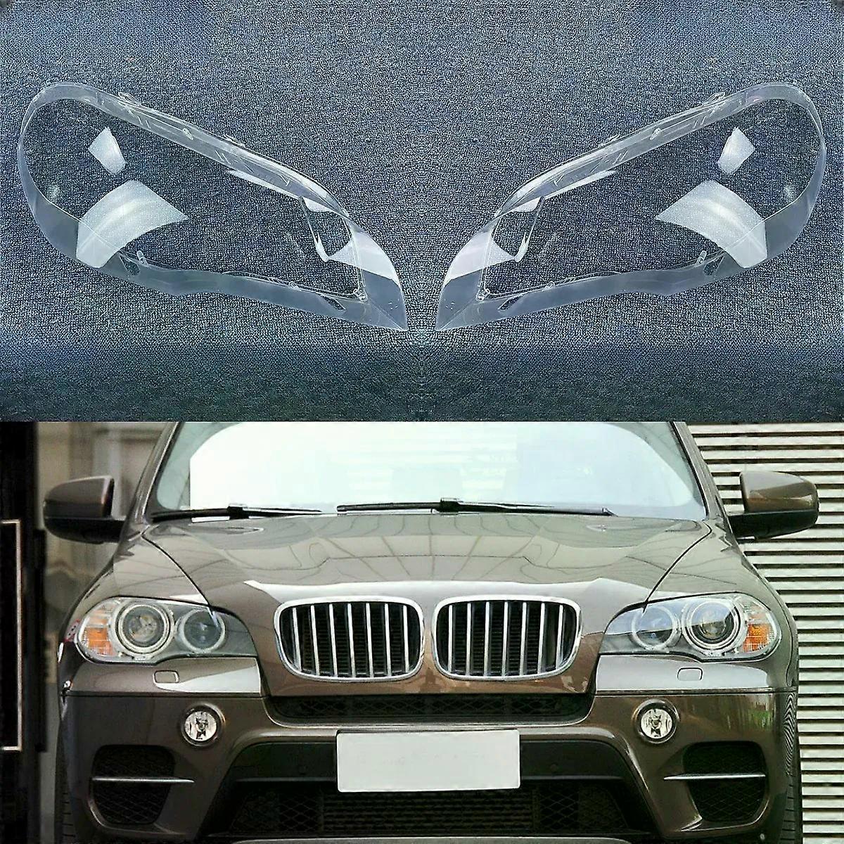 High qualityFor BMW X5 E70 2007-2013 Headlight Cover Transparent Headlamp Shell Lamp Shade Lens Plexiglass Replace Original Lampshade