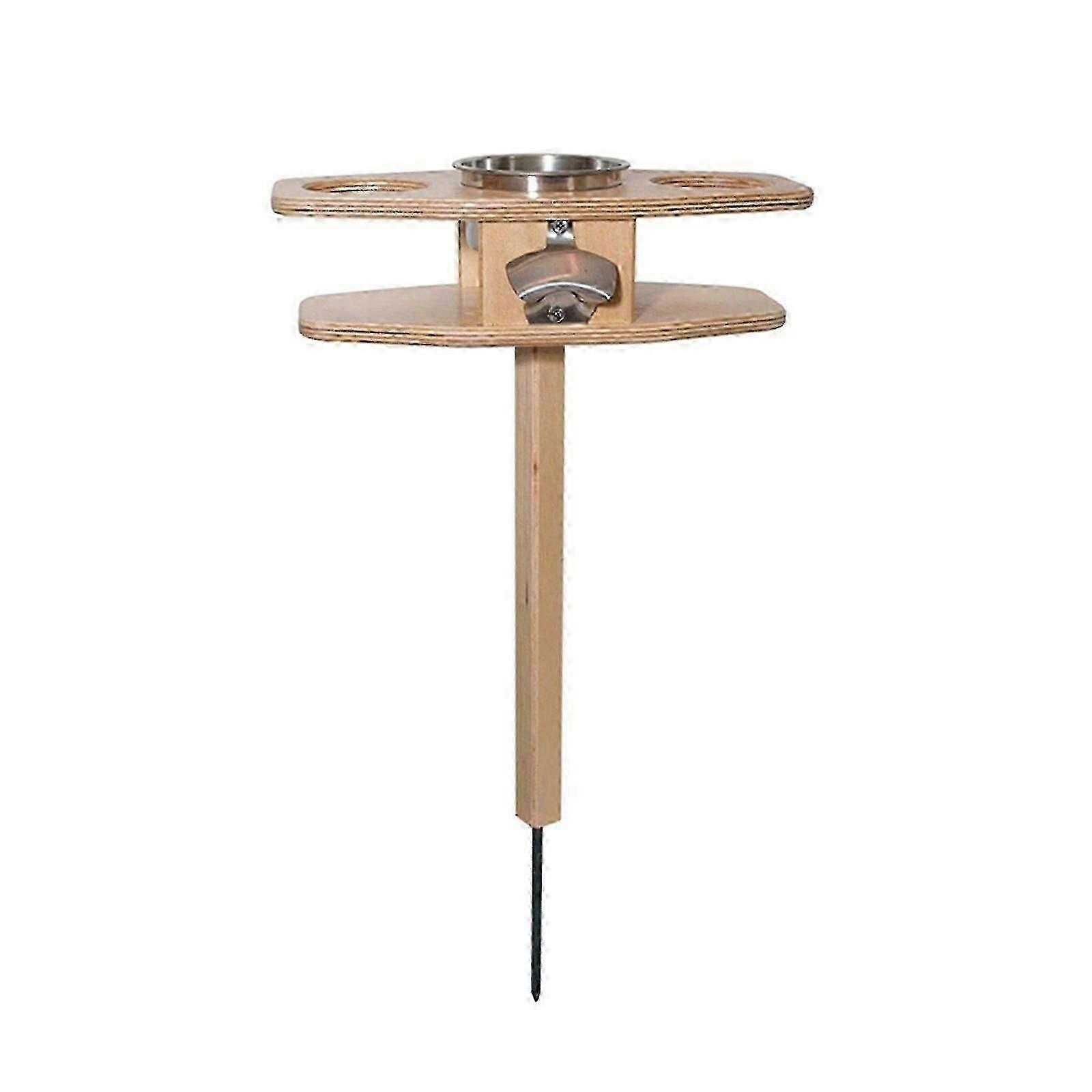 Outdoor Beers Wine Table Collapsible Wooden Portable Table Beers Lover Gift With Foldable Desktop-_ZKD22
