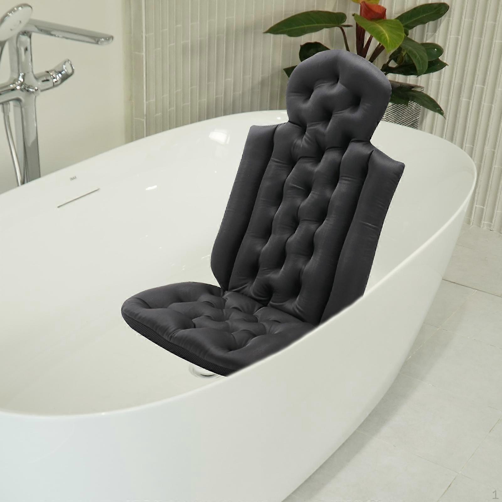 Bath Pillow Back Support Bathing Pad Breathable Headrest Cushion for SPA